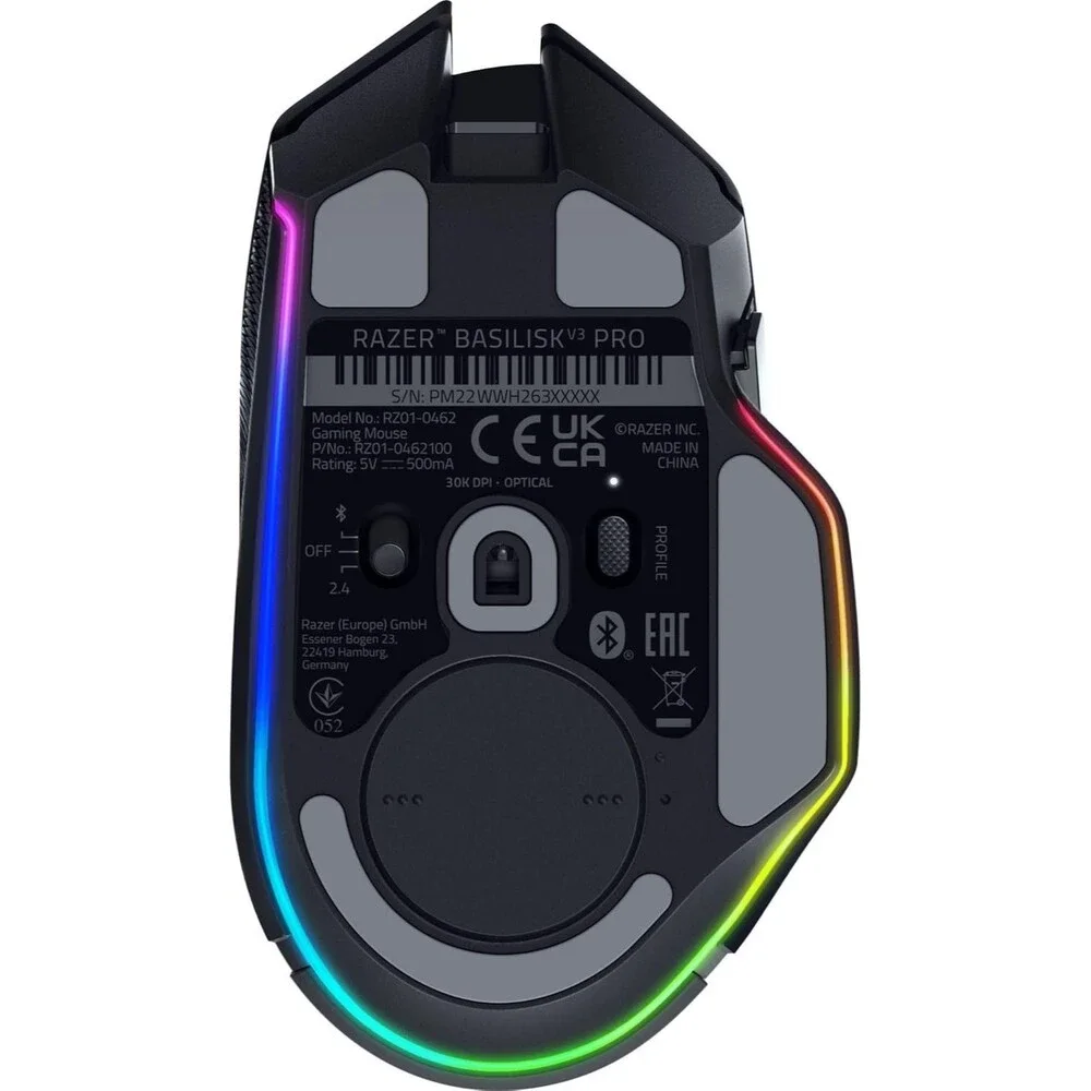 Razer - Basilisk V3 Pro Optical Gaming Mouse with HyperScroll Tilt Wheel